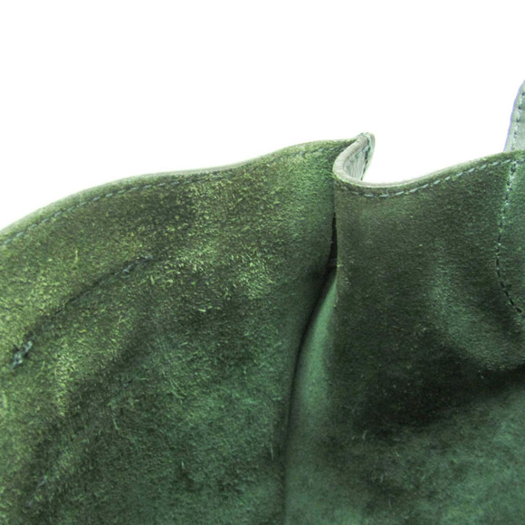 CELINE Khaki Leather Shoulder Bag - Picture 15 of 16